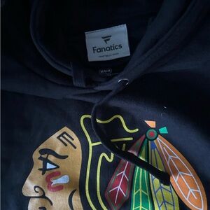 Fanatics Black Hoodie with Colorful Graphic